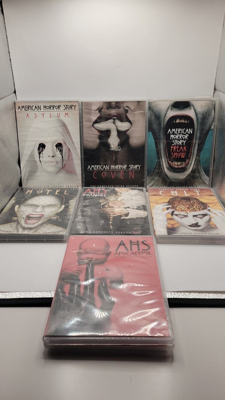 American Horror Story DVD Lot Seasons 2-8 Complete AHS Asylum Coven Freak Show